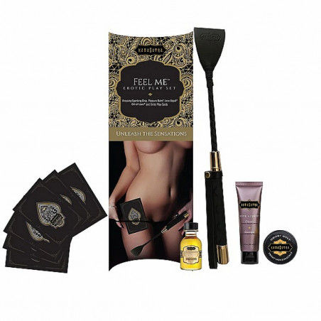Kama Sutra Playset Feel Me - Zestaw akcesoriow z olejkiem i balsamem