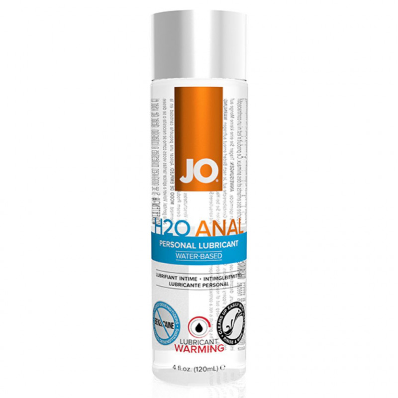 Lubrykant analny - System JO Anal H2O Lubricant Warming 120 ml Rozgrzewający
