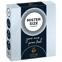 Prezerwatywy - Mister Size 57 mm (3 szt)