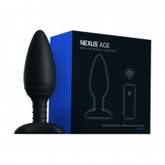 Plug analny zdalnie sterowany - Nexus Ace Remote Control Vibrating Butt Plug L