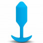 Plug analny wibrujący - B-Vibe Vibrating Snug Plug 3 Blue