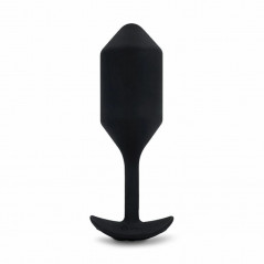 Plug analny wibrujący - B-Vibe Vibrating Snug Plug 4 Black