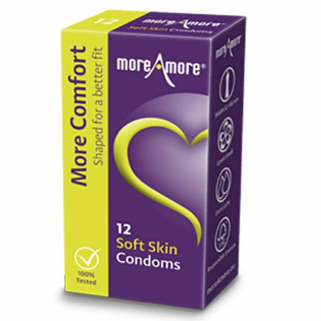Prezerwatywy - MoreAmore Soft Skin 12 szt
