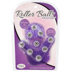 Masażer - PowerBullet Roller Balls Purple