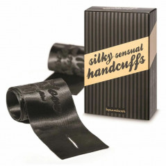 Satynowe szarfy do krępowania - Bijoux Indiscrets Silky Sensual Handcuffs