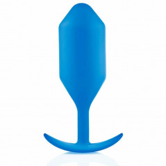 Plug analny - B-Vibe Snug Plug 5 Blue