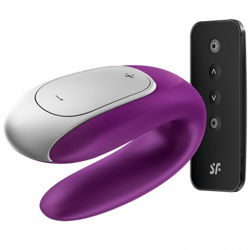 Wibrator dla par - Satisfyer Double Fun Violet