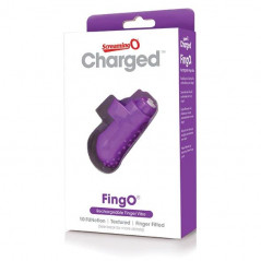 Wibrator na palec - The Screaming O Charged FingO Purple