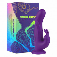 Wibrator - FeelzToys Whirl-Pulse Rotating Rabbit Vibrator & Remote Control Purple