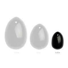 Kulka gejszy - La Gemmes Yoni Egg Black Obsidian S