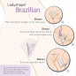 Szablon do golenia w paseczek - Ladyshape Bikini Shaping Tool Brazilian