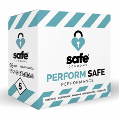 Prezerwatywy opóźniające - Safe Perform Safe 5 szt