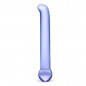 Szklane dildo - Glas Purple G-Spot Tickler