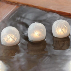 Masażer i lampka 2w1 - Iroha by Tenga Ukidama Bath Light & Massager Hana