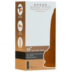Dildo - Naked Addiction Dual Density Dong 20 cm Caramel