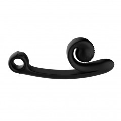 Snail Vibe - Podwójny Wibrator Stymulujący Punkt-G Curve Czarny
