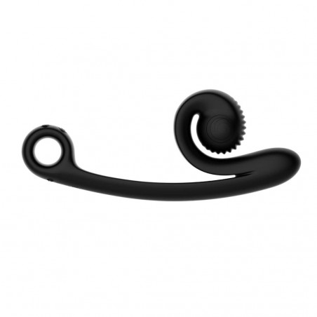 Snail Vibe - Podwójny Wibrator Stymulujący Punkt-G Curve Czarny