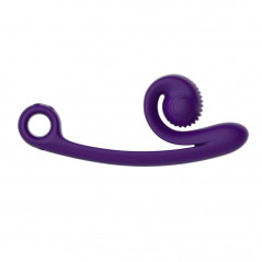 Snail Vibe - Podwójny Wibrator Stymulujący Punkt-G Curve Fioletowy