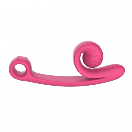 Snail Vibe - Podwójny Wibrator Stymulujący Punkt-G Curve Różowy