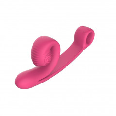 Snail Vibe - Podwójny Wibrator Stymulujący Punkt-G Curve Różowy