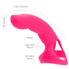 PowerBullet - Nakładka Na Palec Extra Touch Różowa