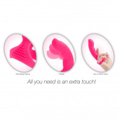 PowerBullet - Nakładka Na Palec Extra Touch Różowa