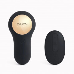 Plug analny - Svakom Vick Powerful Plug Remote Controlled Vibrator Black