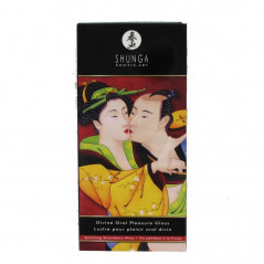 Żel do seksu oralnego - Shunga Divine Oral Pleasure Gloss Sparkling Strawberry Wine 10 ml