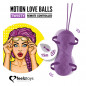 Zdalnie sterowane jajeczko wibrujące - FeelzToys Motion Love Balls Twisty