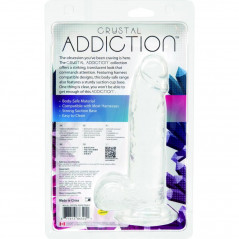 Dildo - Addiction Crystal Addiction Clear Dong 20 cm
