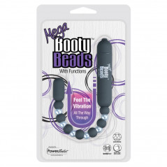 Koraliki analne wibrujące - PowerBullet Mega Booty Beads Grey