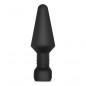 Plug analny wibrujący - B-Vibe Rimming Plug XL Black