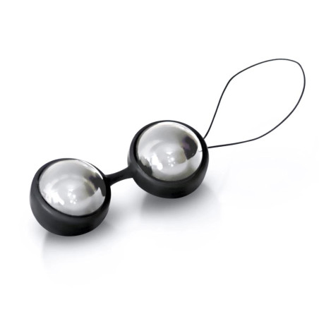 LELO Luna Beads Silver - stalowe kulki z silikonowym sznureczkiem 2x47g