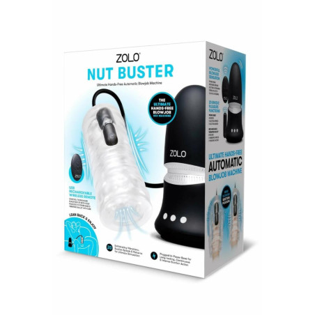 ZOLO Nut Buster automatyczna maszyna intymna z pilotem, 20 trybow