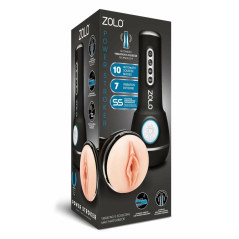 ZOLO Power Stroker - automatyczna maszyna intymna z dźwiękiem, 25 cm