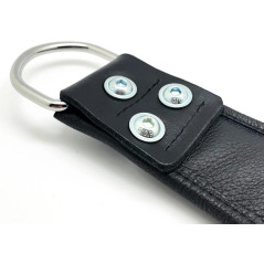 Red Leather Skorzane Kajdanki Wiszące Czarny Regulowane Wytrzymałe
