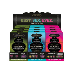 Kama Sutra Zestaw Lubrykantow 12x5 ml Mix Smakow i Właściwości