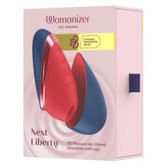 Womanizer Next Liberty Red/Blu - kompaktowy model z technologią Pleasure Air