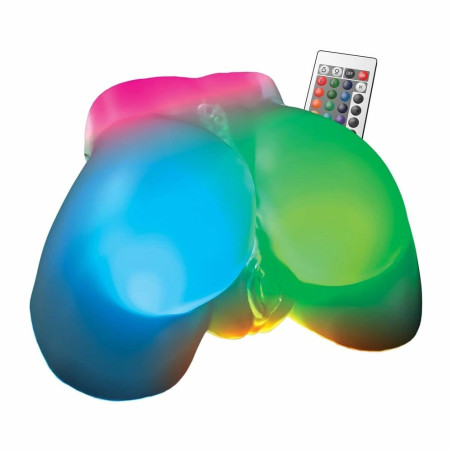 PIPEDREAM Go-Go Booty LED Mega - samosmarująca maszyna intymna RGB 2,1 kg