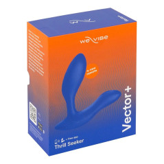 We-Vibe Vector+ Royal Blue - anatomiczny masażer zdalnie sterowany, 10 trybow