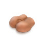 X5 Men Pound Me Deep Mocha - anatomiczny model z wibracją, 34,8 cm