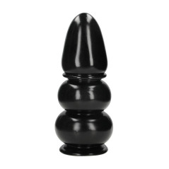 Ultra Collosus Anal Plug 33 cm Black - duży model z przyssawką