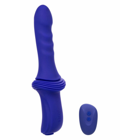 CalExotics Overdrive Ridged Thruster - maszyna intymna z pilotem, 10 trybow