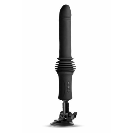 Renegade Super Stroker Black - maszyna intymna z podgrzewaniem i pilotem