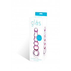 Szklana sonda analna - Glas Quintessence Beaded Glass Anal Slider