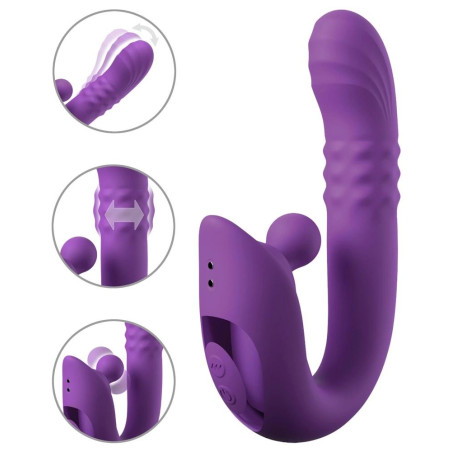 Fantasy For Her Harmoni Pro Purple - wielofunkcyjny masażer z 4 silnikami