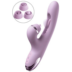 Fantasy For Her G-Touch Pulse Pro fioletowy 3 końcowki silikonowe