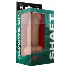 SHAFT Model N 7.5" Liquid Silicone Pine - anatomiczny, dwuwarstwowy, przyssawka