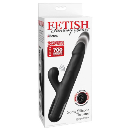 Fetish Fantasy Series Sonix Thruster silikonowy, wielofunkcyjny, czarny 22 cm
