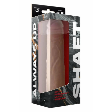 SHAFT Model J 8.5" Liquid Silicone - anatomiczny, dwuwarstwowy, Pine